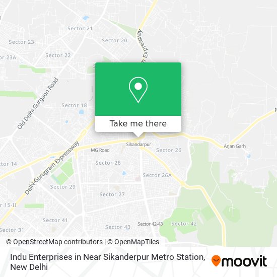 Indu Enterprises in Near Sikanderpur Metro Station map