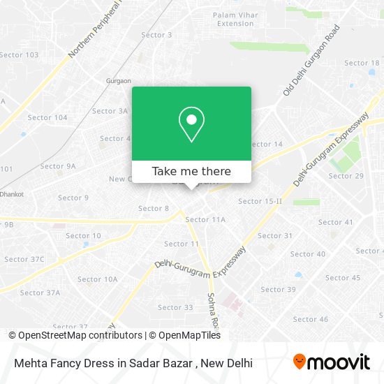 Mehta Fancy Dress in Sadar Bazar map