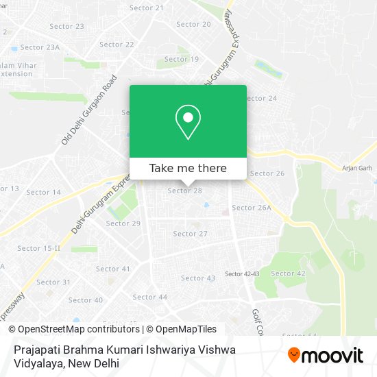 Prajapati Brahma Kumari Ishwariya Vishwa Vidyalaya map