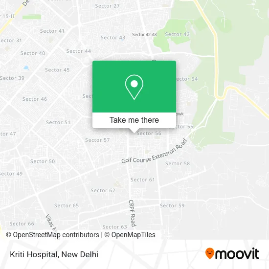 Kriti Hospital map