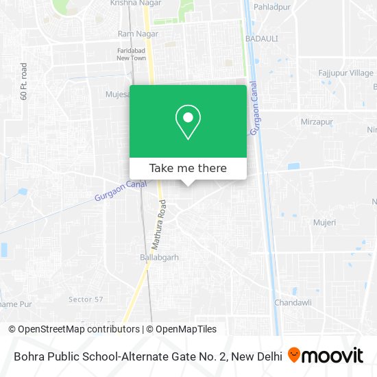 Bohra Public School-Alternate Gate No. 2 map