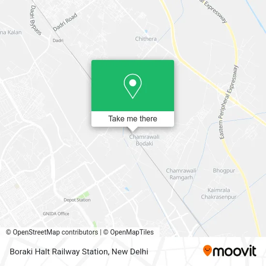 Boraki Halt Railway Station map