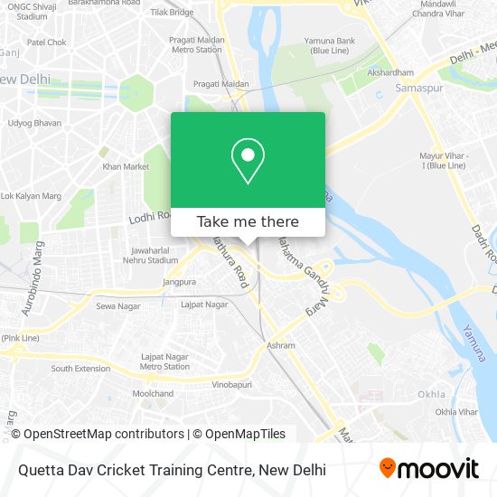 Quetta Dav Cricket Training Centre map