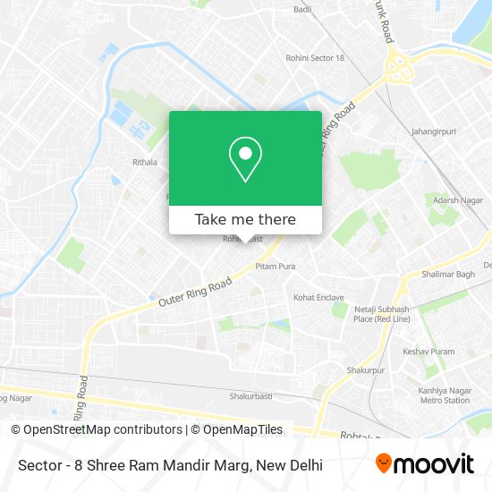 Sector - 8 Shree Ram Mandir Marg map