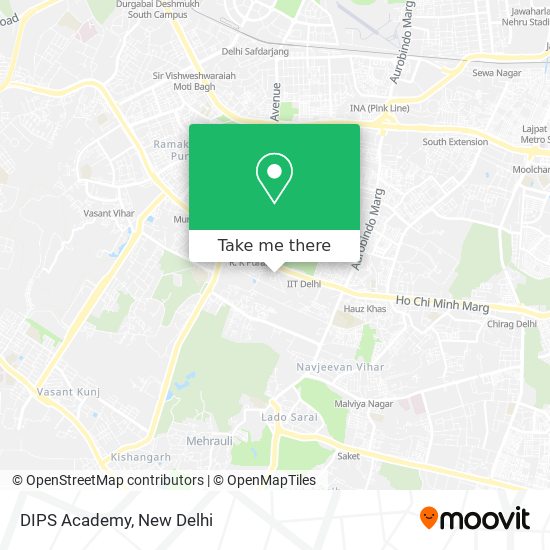 DIPS Academy map