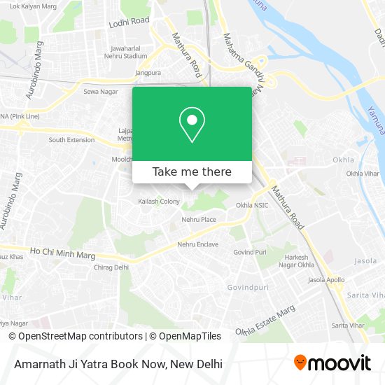 Amarnath Ji Yatra Book Now map