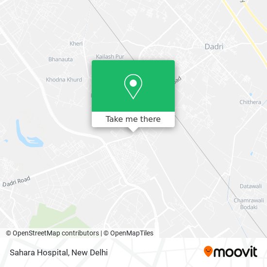 Sahara Hospital map