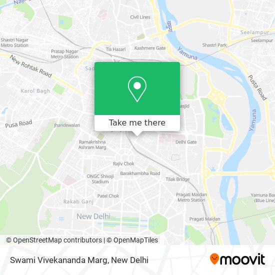 Swami Vivekananda Marg map