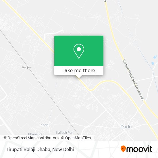 Tirupati Balaji Dhaba map