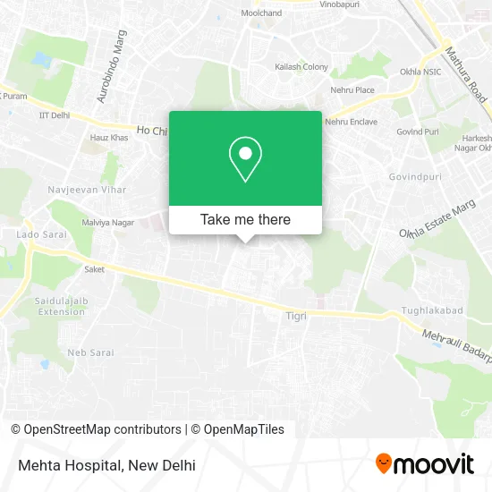 Mehta Hospital map