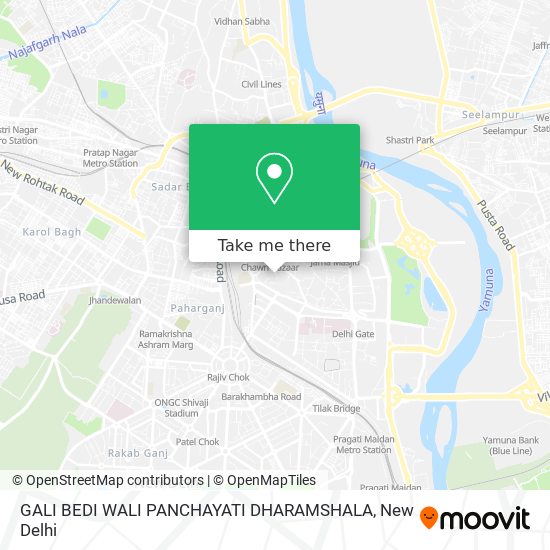 GALI BEDI WALI PANCHAYATI DHARAMSHALA map