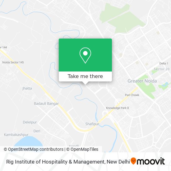 Rig Institute of Hospitality & Management map