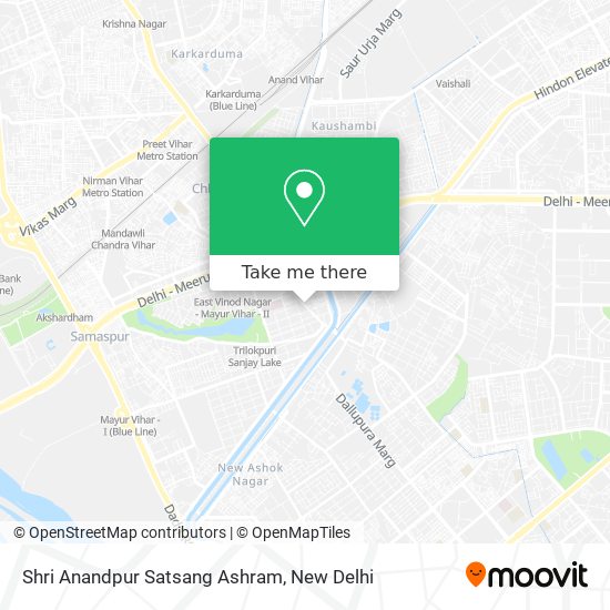Shri Anandpur Satsang Ashram map