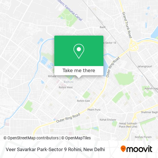 Veer Savarkar Park-Sector 9 Rohini map