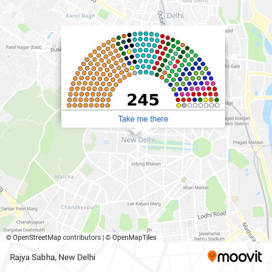 Rajya Sabha map