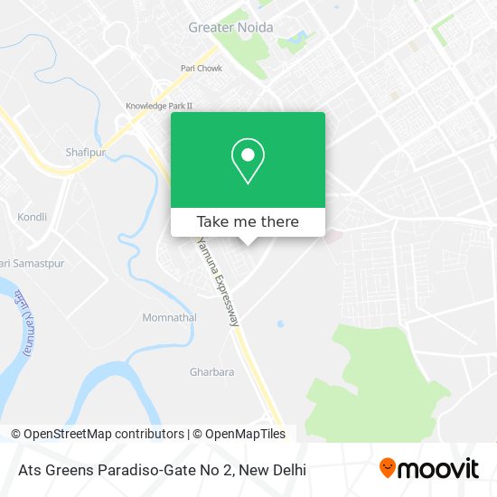 Ats Greens Paradiso-Gate No 2 map