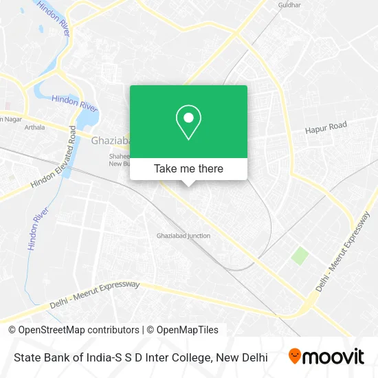 State Bank of India-S S D Inter College map