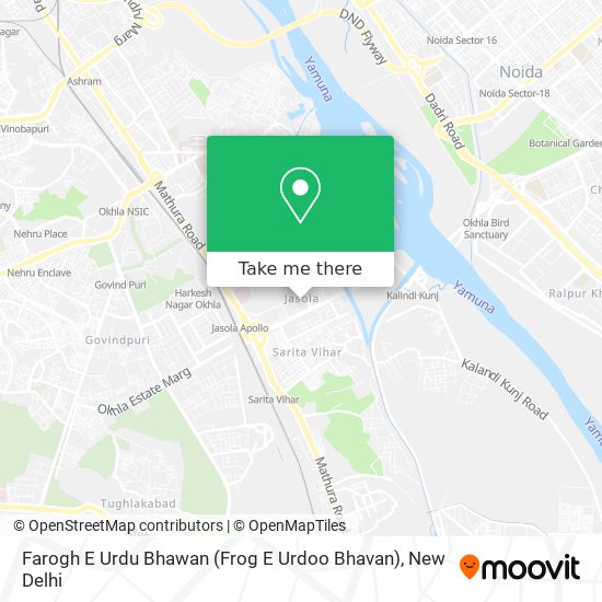 Farogh E Urdu Bhawan (Frog E Urdoo Bhavan) map