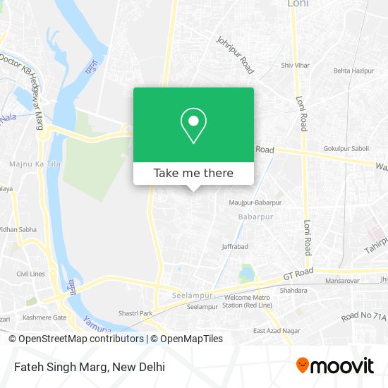 Fateh Singh Marg map