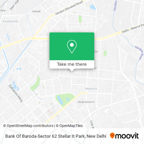 Bank Of Baroda-Sector 62 Stellar It Park map