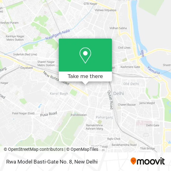Rwa Model Basti-Gate No. 8 map