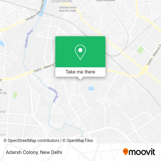 Adarsh Colony map