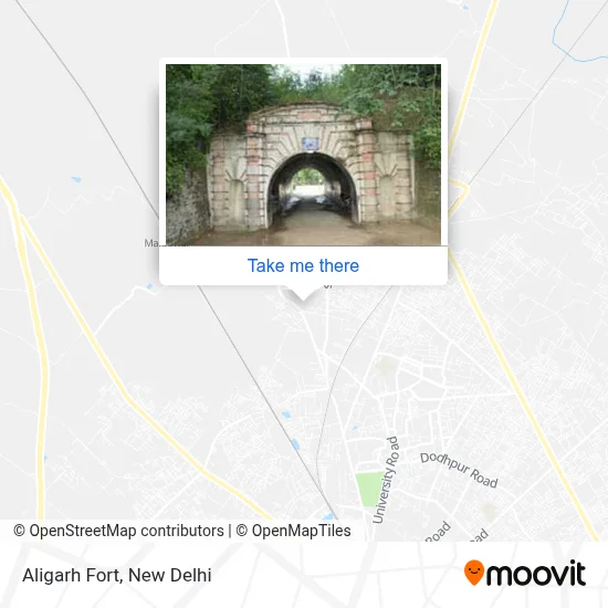 Aligarh Fort map