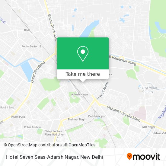 Hotel Seven Seas-Adarsh Nagar map