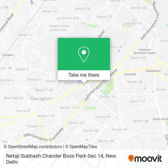 Netaji Subhash Chander Boss Park-Sec 14 map