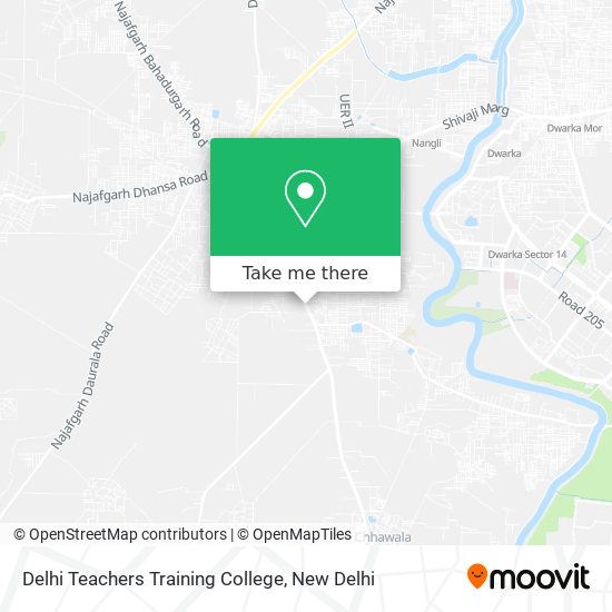 Delhi Teachers Training College map
