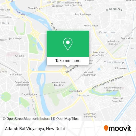 Adarsh Bal Vidyalaya map