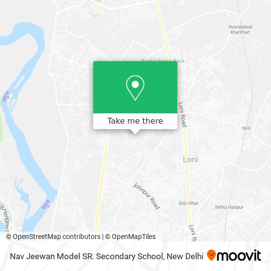 Nav Jeewan Model SR. Secondary School map