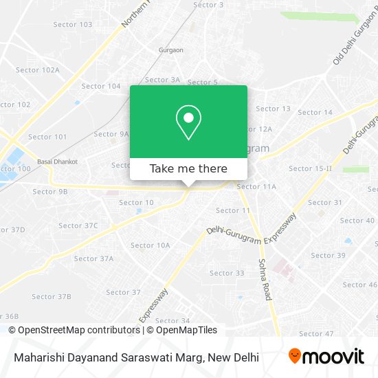 Maharishi Dayanand Saraswati Marg map