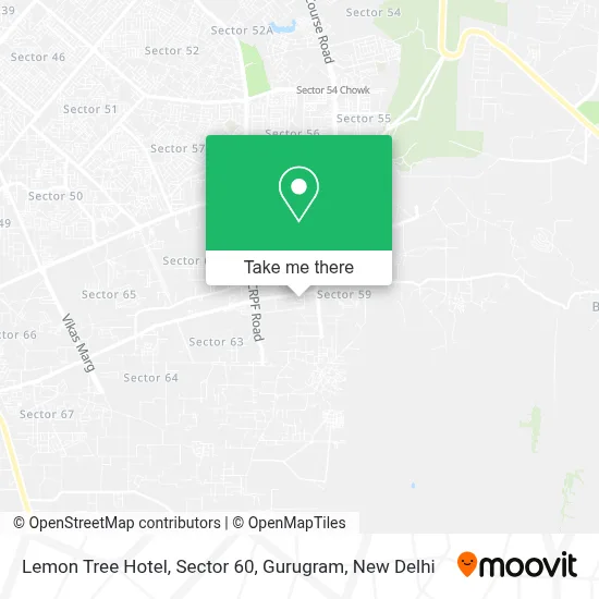 Lemon Tree Hotel, Sector 60, Gurugram map