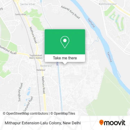 Mithapur Extension-Lalu Colony map