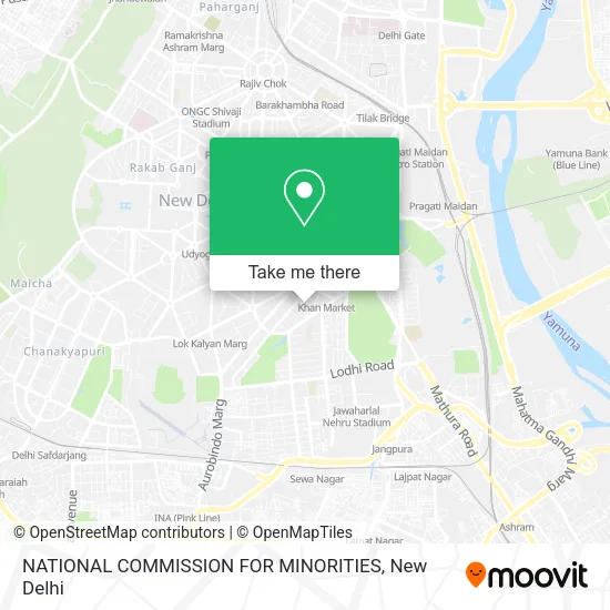 NATIONAL COMMISSION FOR MINORITIES map