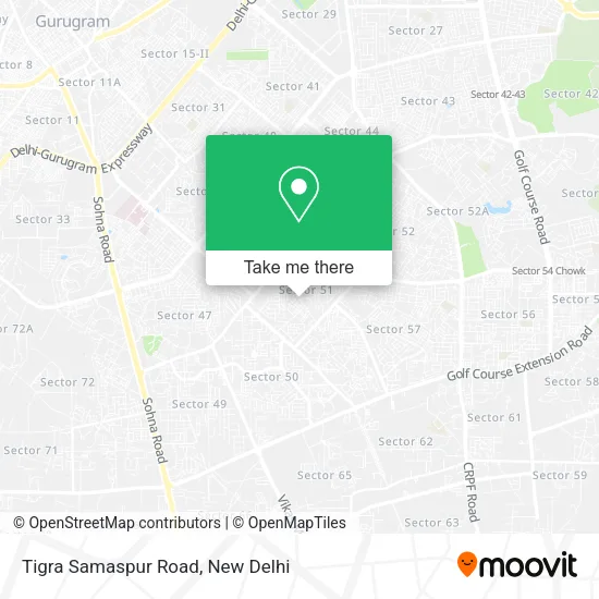 Tigra Samaspur Road map