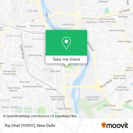 Raj Ghat (राजघाट) map