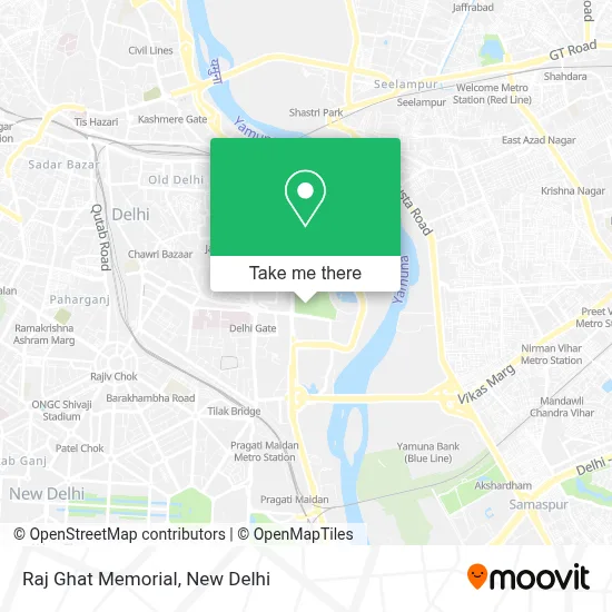 Raj Ghat (राजघाट) map