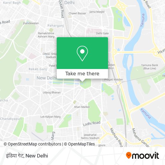इंडिया गेट map