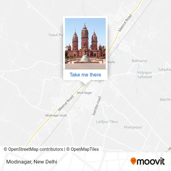 Modīnagar map