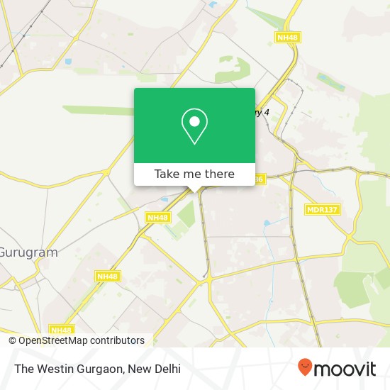 The Westin Gurgaon map