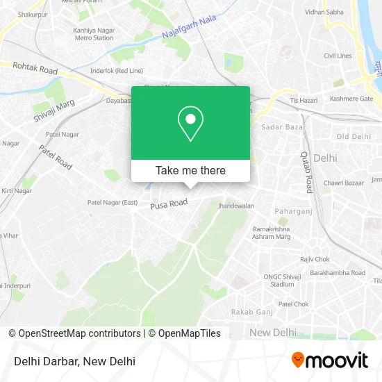 Delhi Darbar map