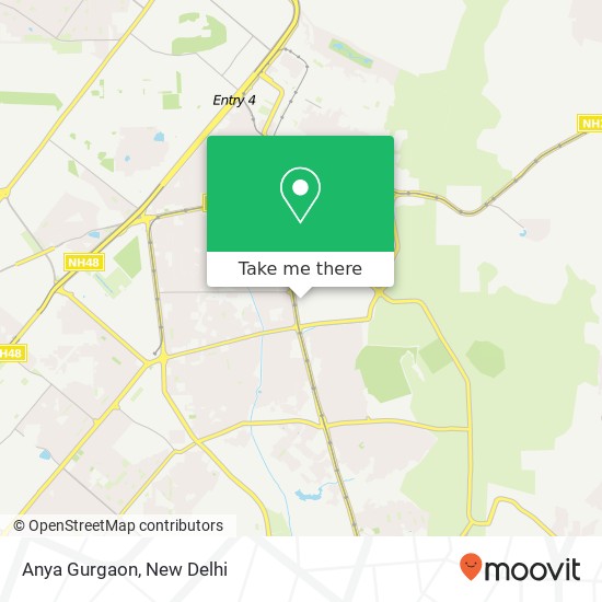 Anya Gurgaon map