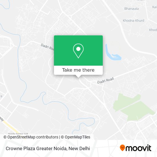 Crowne Plaza Greater Noida map