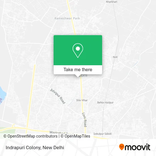 Indrapuri Colony map