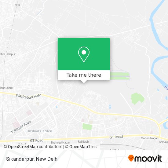 Sikandarpur map