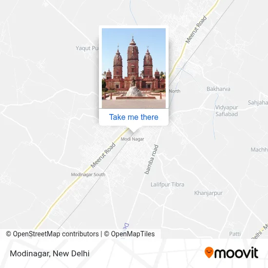 Modīnagar map