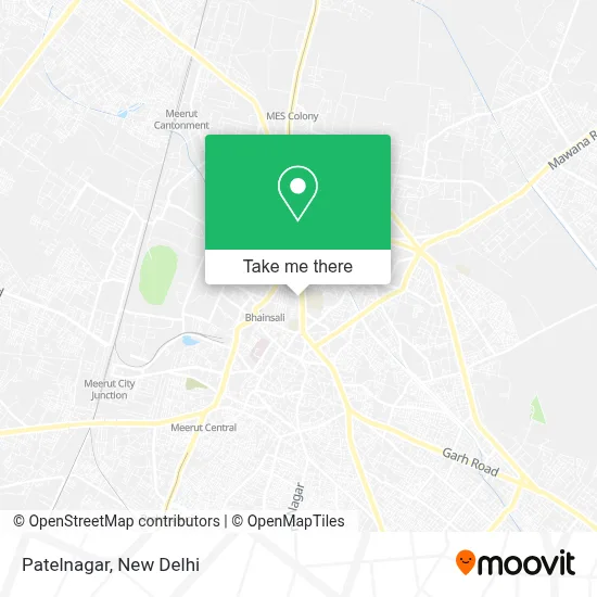 Patelnagar map