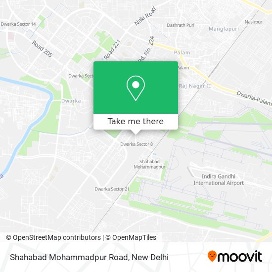 Shahabad Mohammadpur Road map